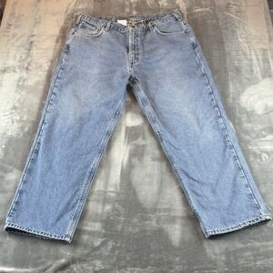 Carhartt Men's Jeans Flannel‎ Lined Size 40x30 Relaxed Fit